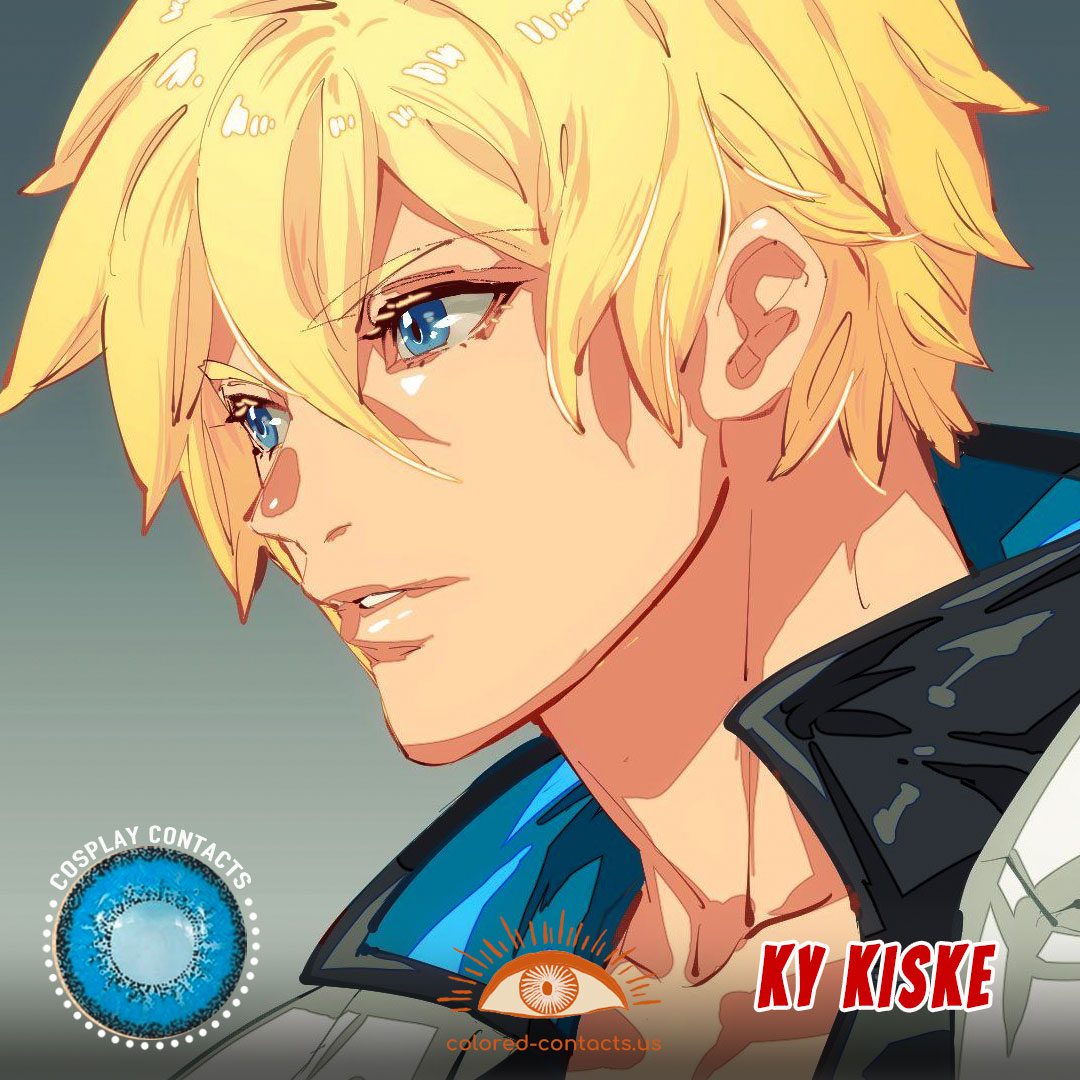 Guilty Gear : KY KISKE Cosplay Contact Lenses - image 1