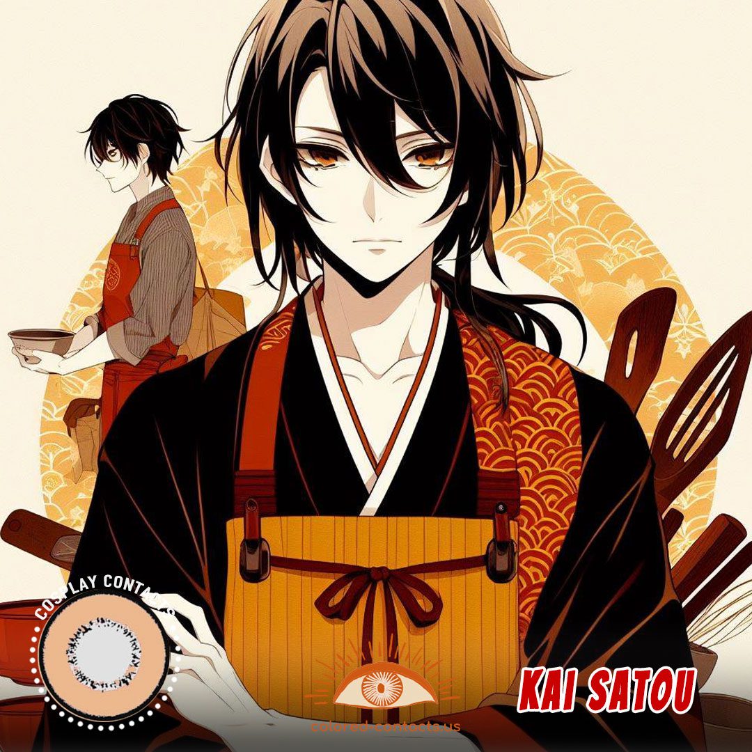 Kai Satou Cosplay Contact Lenses - image 1
