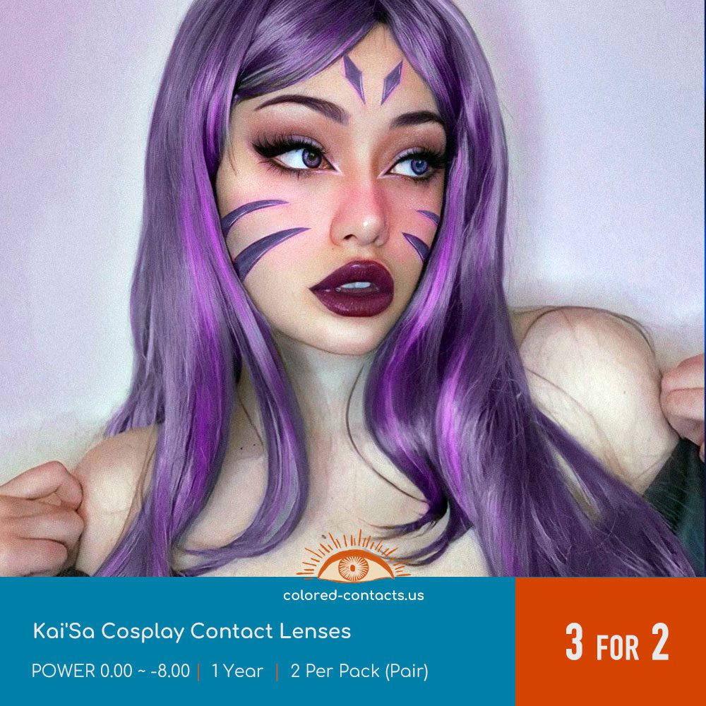 Kai'Sa Cosplay Contact Lenses - thumbnail 3