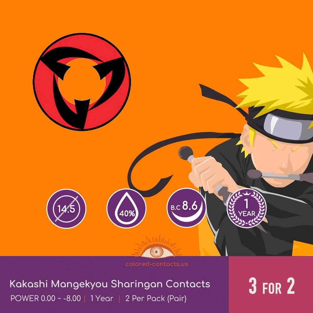 Kamui Cosplay Contact Lenses - thumbnail 2