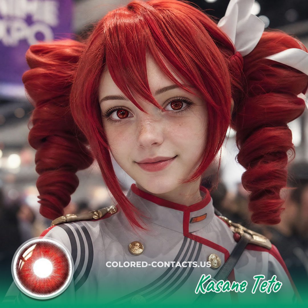 Vocaloid: Kasane Teto Cosplay Contact Lenses - image 1