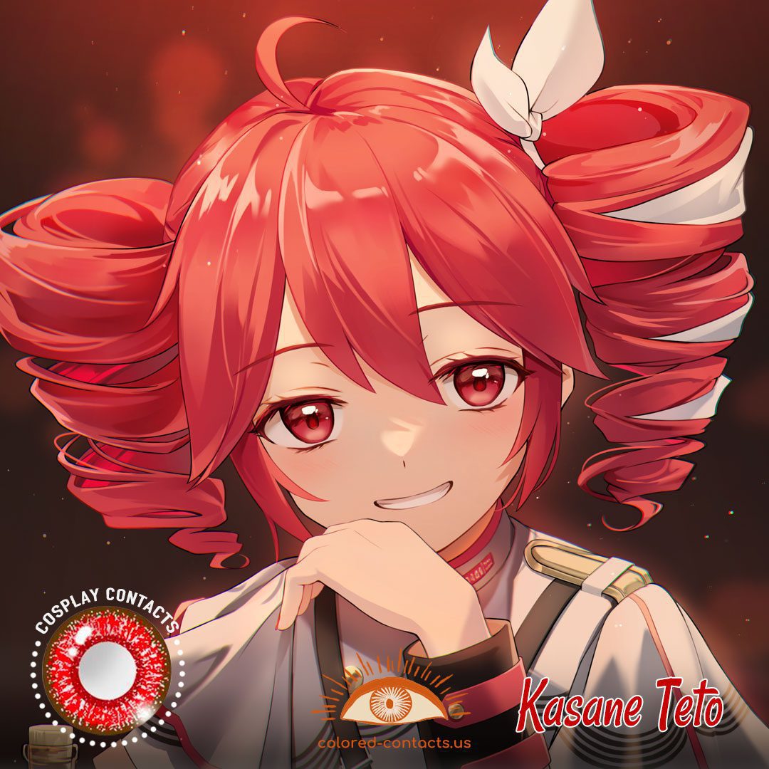 Vocaloid: Kasane Teto Cosplay Contact Lenses - thumbnail 2