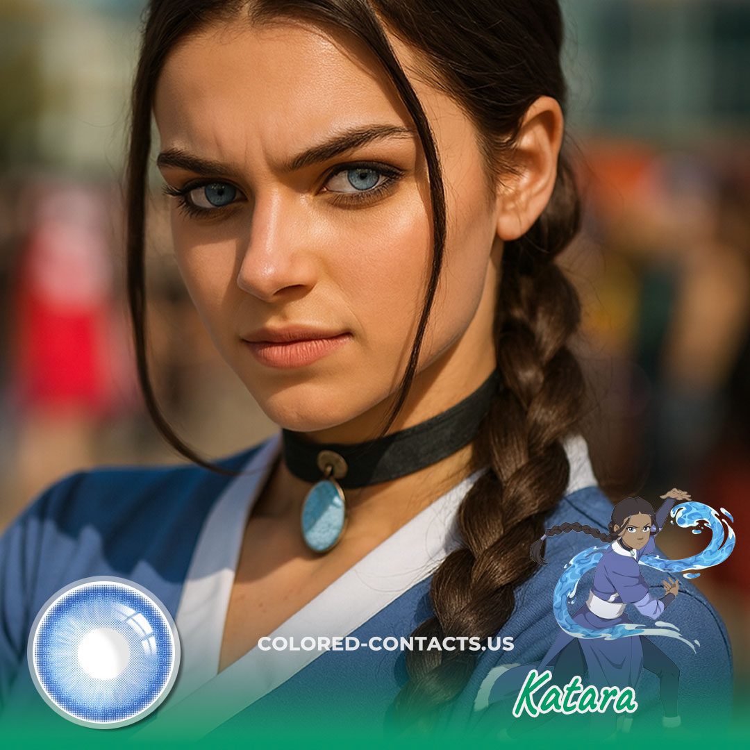 Avatar: Katara Cosplay Contact Lenses - image 1