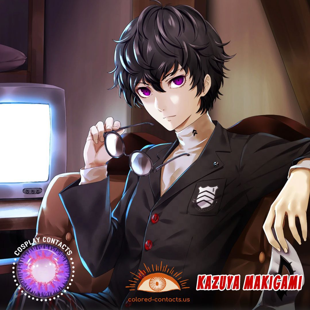 Persona 5 : Kazuya Makigami Cosplay Contact Lenses - image 1