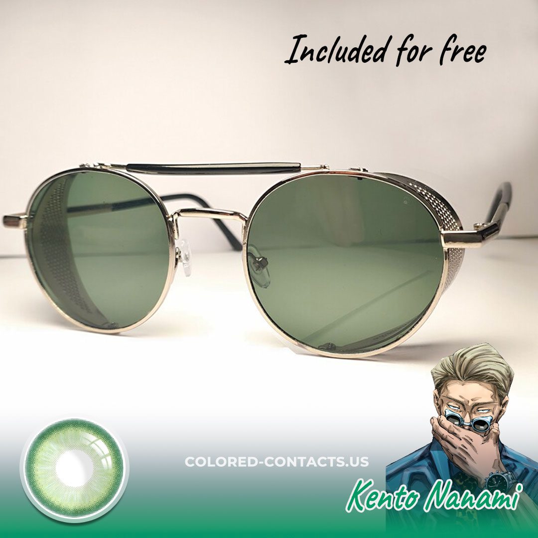 Kento Nanami Cosplay Contact Lenses + Free Sunglasses - thumbnail 3