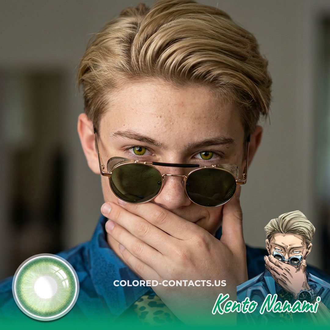 Kento Nanami Cosplay Contact Lenses + Free Sunglasses - image 1