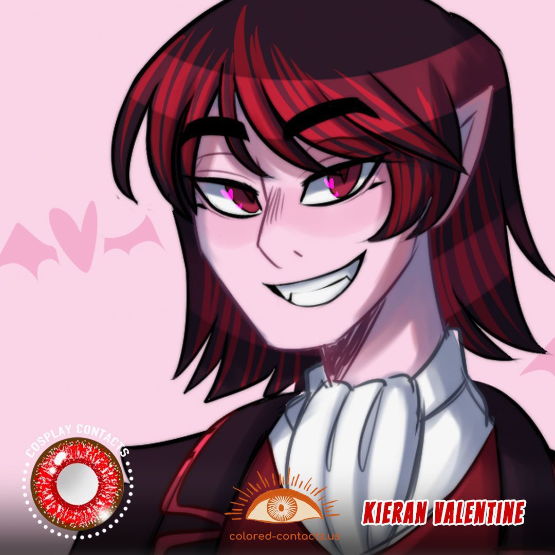 Monster High : Kieran Valentine Cosplay Contact Lenses - image 1