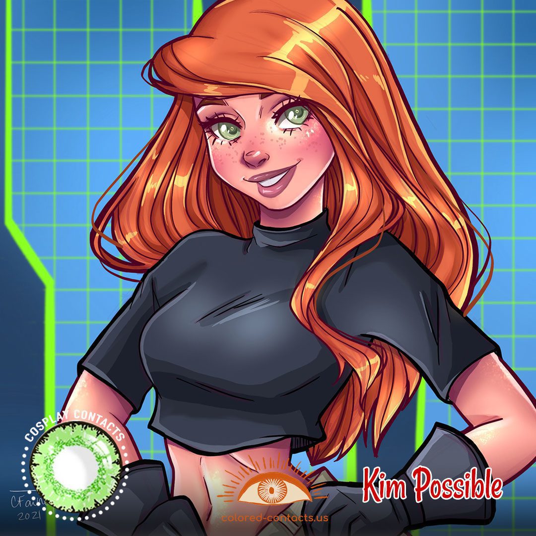Kim Possible Cosplay Contact Lenses - image 1