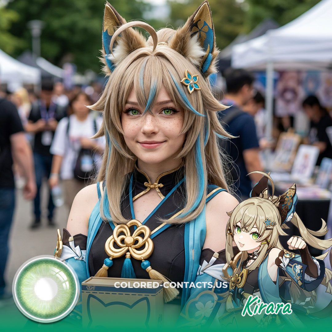 Genshin Impact : Kirara Cosplay Contact Lenses - image 1