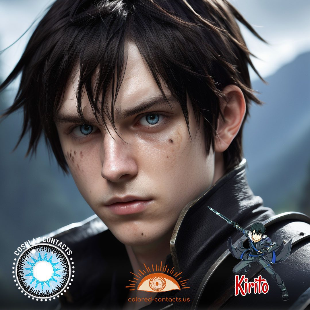 Sword Art Online: Kirito Cosplay Contact Lenses - image 1