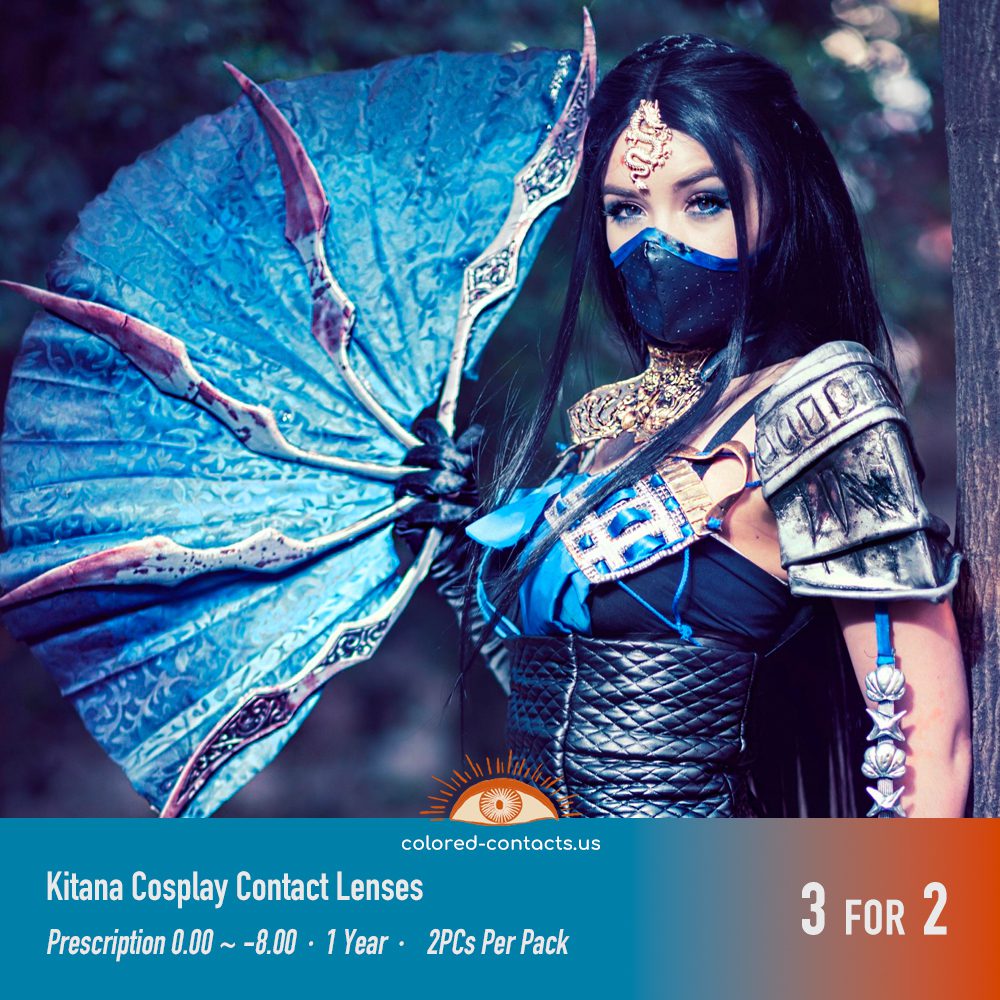 Kitana Cosplay Contact Lenses - thumbnail 3