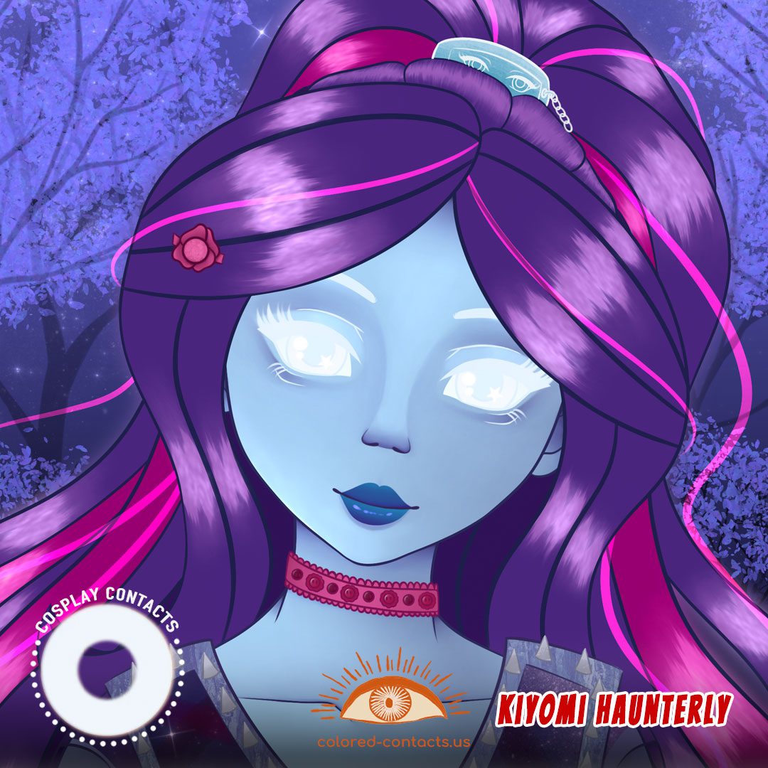 Monster High : Kiyomi Haunterly Cosplay Contact Lenses - image 1