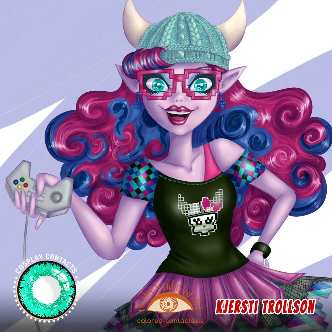 Monster High : Kjersti Trollson Cosplay Contact Lenses - image 1