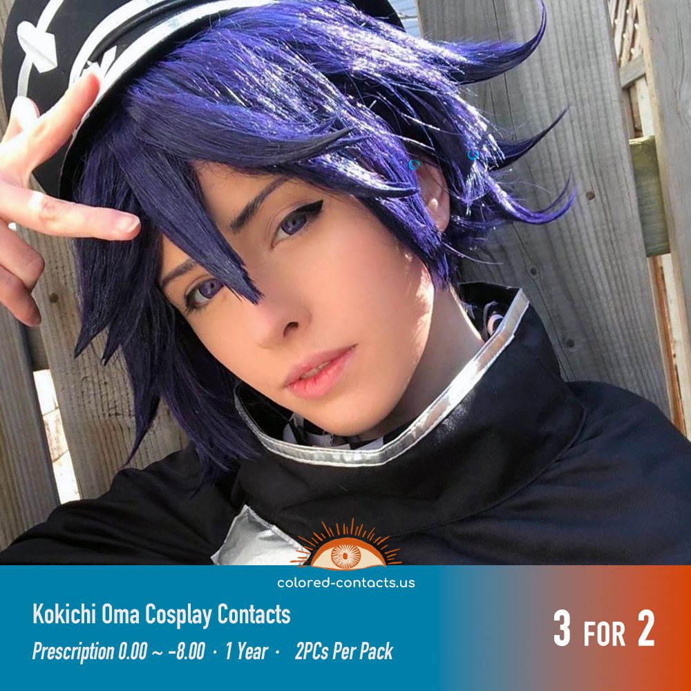 Danganronpa V3 – Kokichi Oma Cosplay Contacts - thumbnail 3