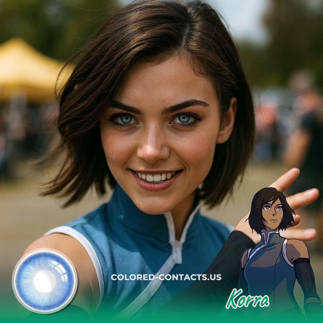 Korra Cosplay Contact Lenses - image 1