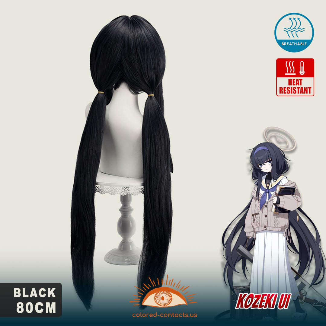 Blue Archive: Kozeki Ui Cosplay Wig - thumbnail 3