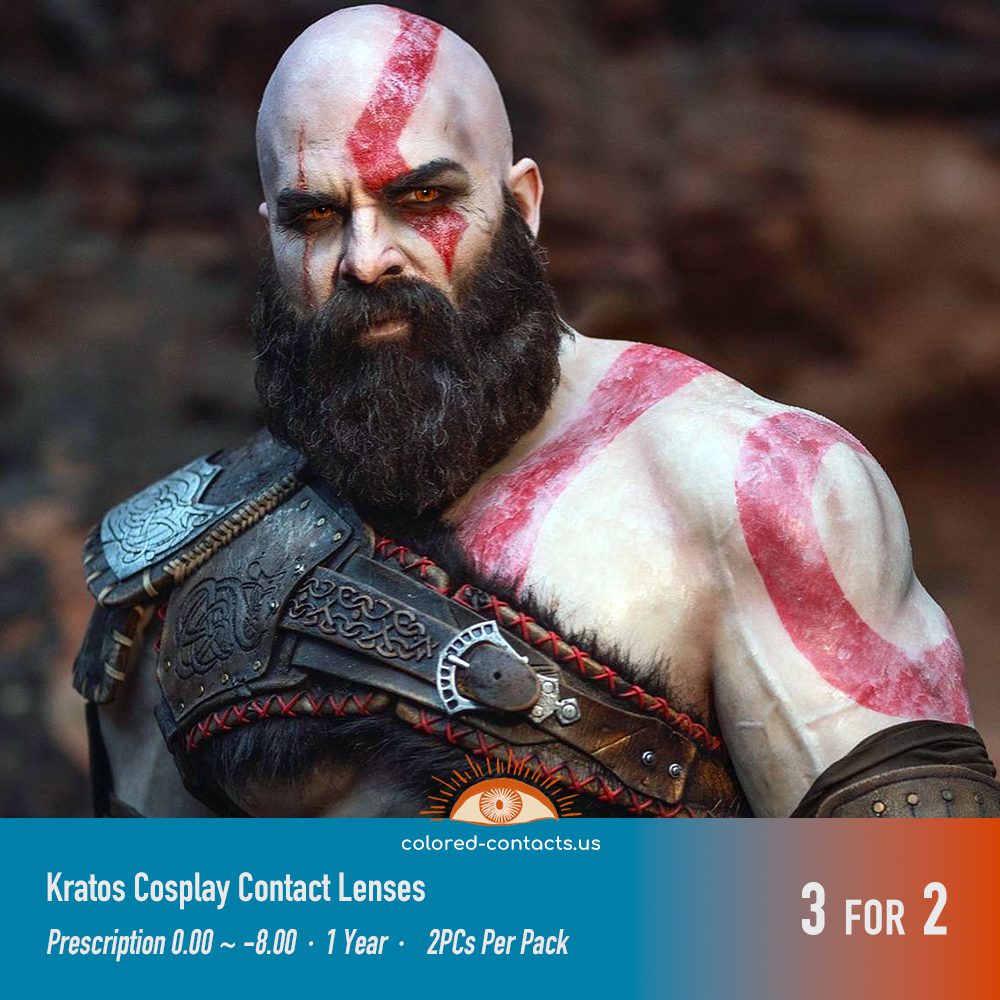 Kratos Cosplay Contact Lenses - thumbnail 3