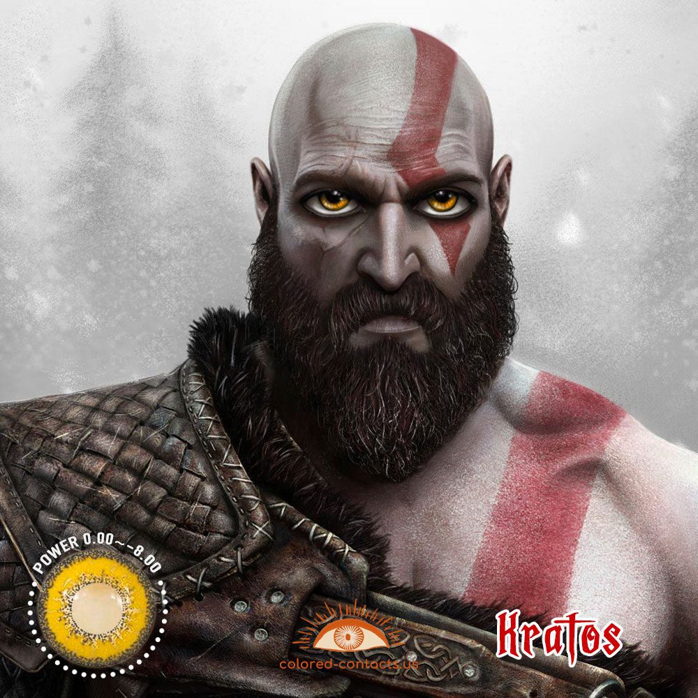 Kratos Cosplay Contact Lenses - image 1