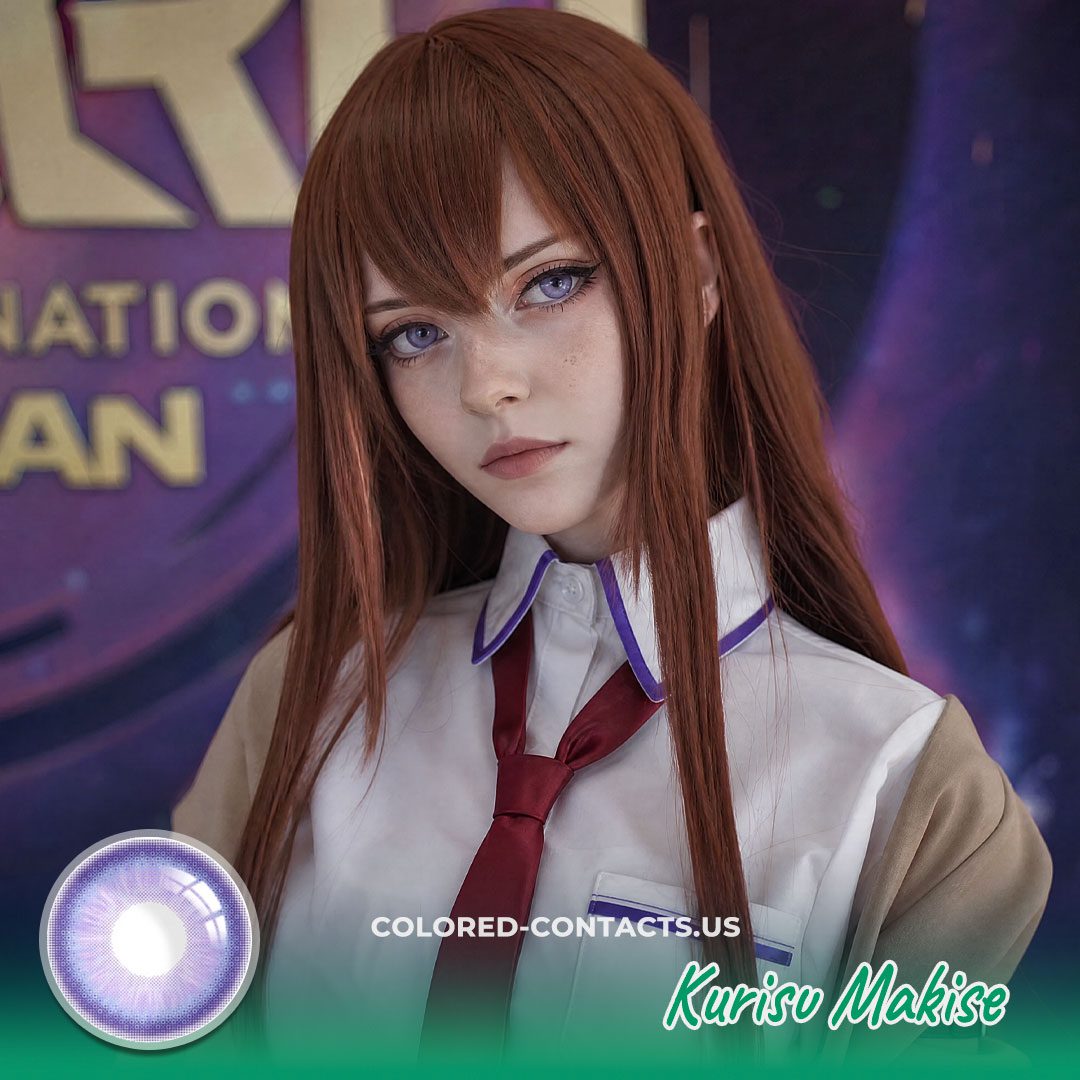 Kurisu Makise Cosplay Contact Lenses - image 1