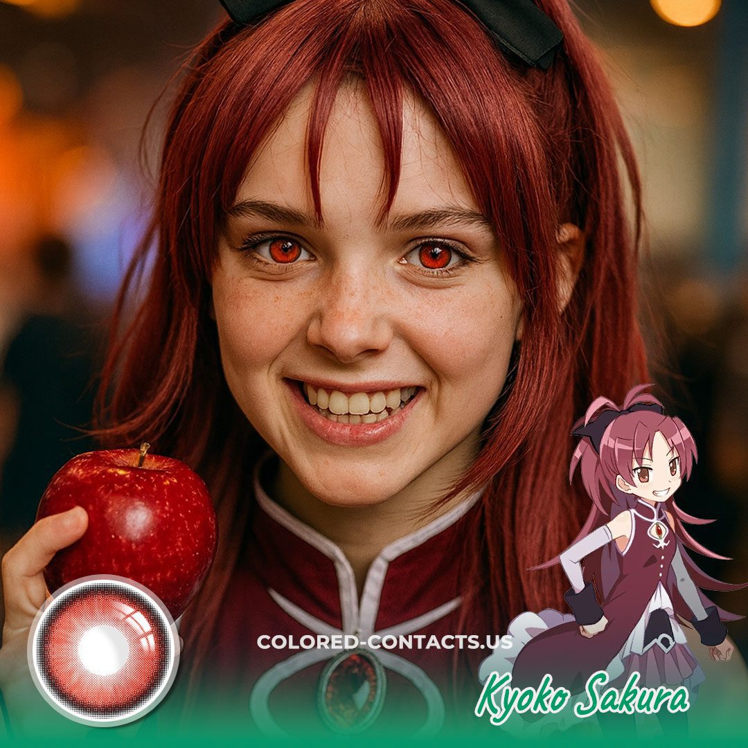 Kyoko Sakura Cosplay Contact Lenses - image 1