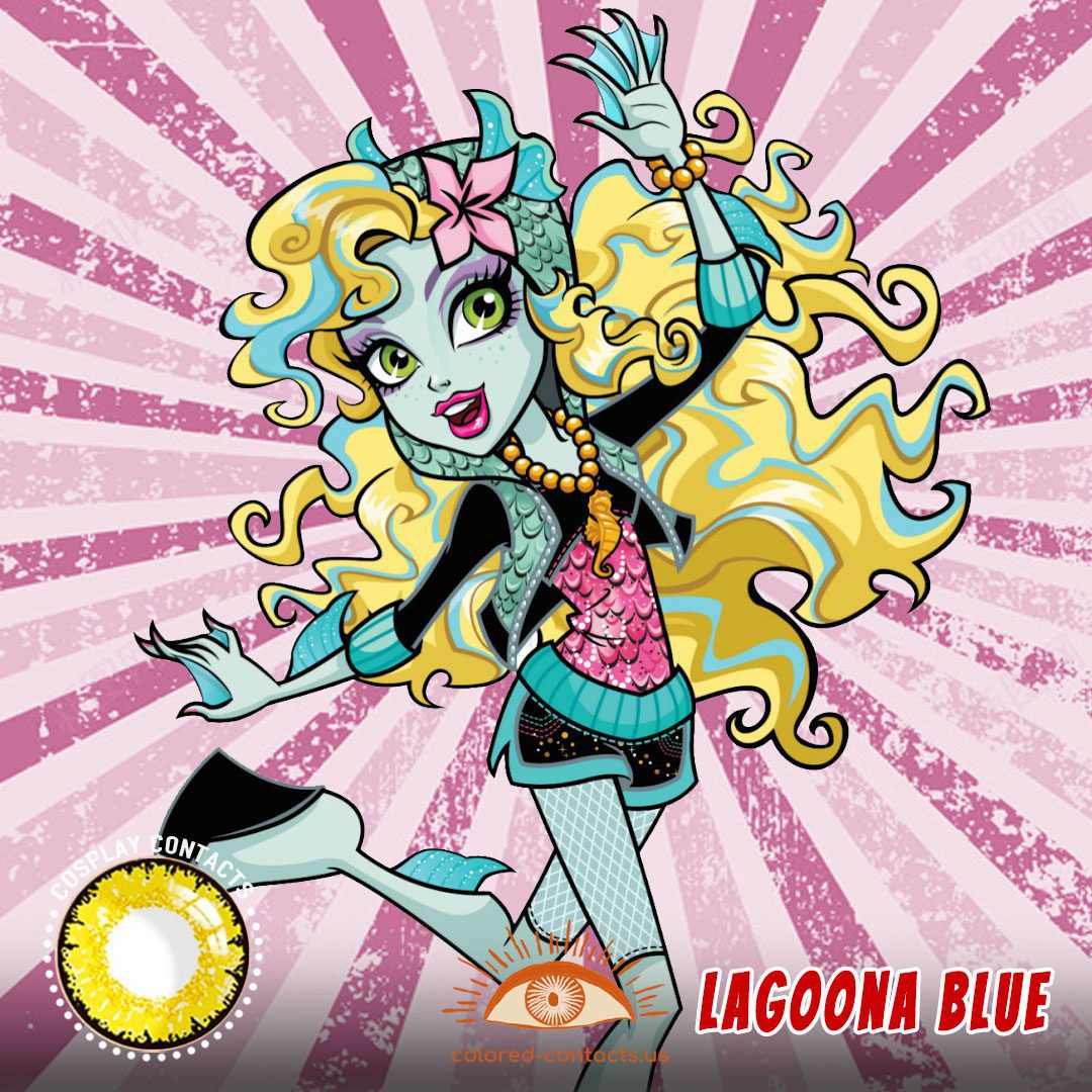 Monster High : Lagoona Blue Cosplay Contact Lenses - image 1