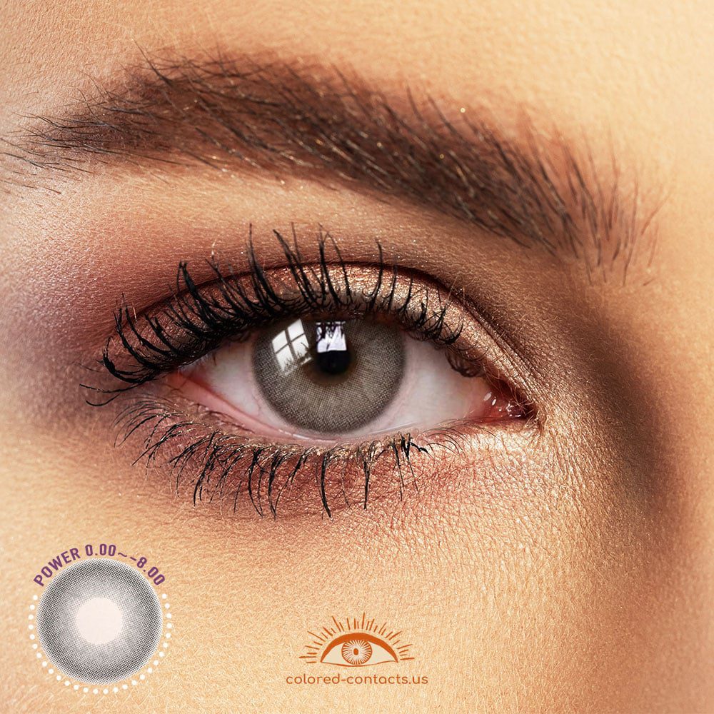 Lavender Grey Colored Contacts - image 1