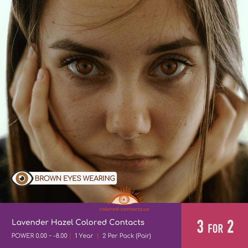 Lavender Hazel Colored Contacts - thumbnail 2