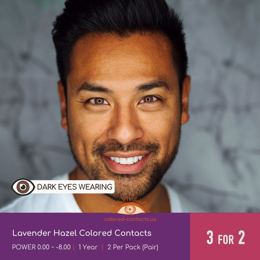 Lavender Hazel Colored Contacts - thumbnail 3