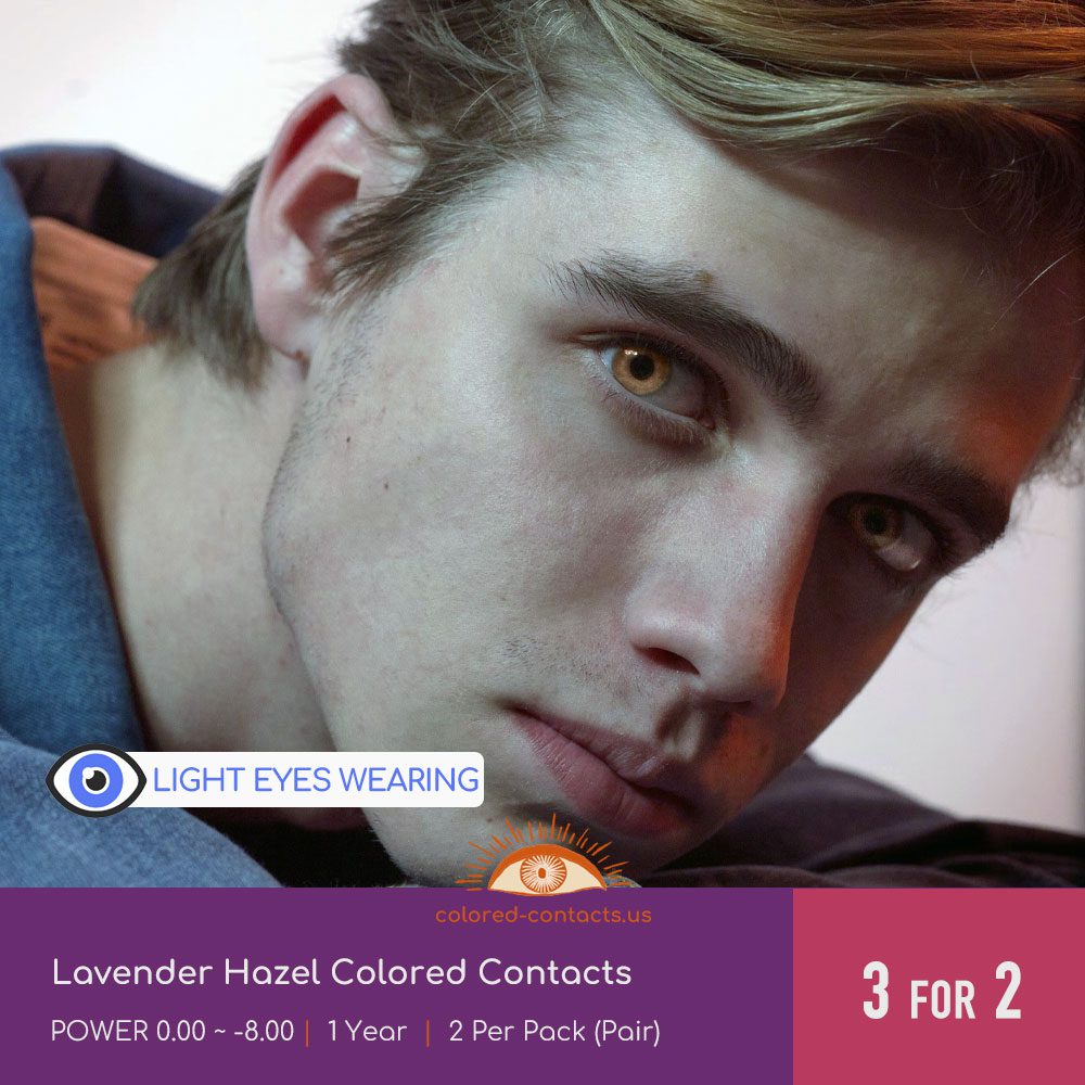Lavender Hazel Colored Contacts - thumbnail 4