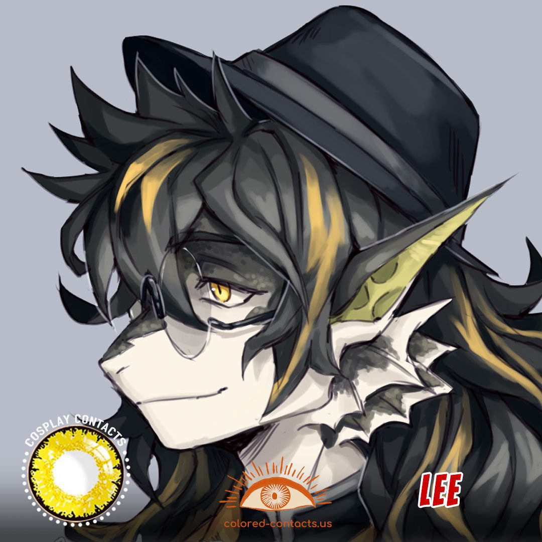 Arknights : Lee Cosplay Contact Lenses - image 1