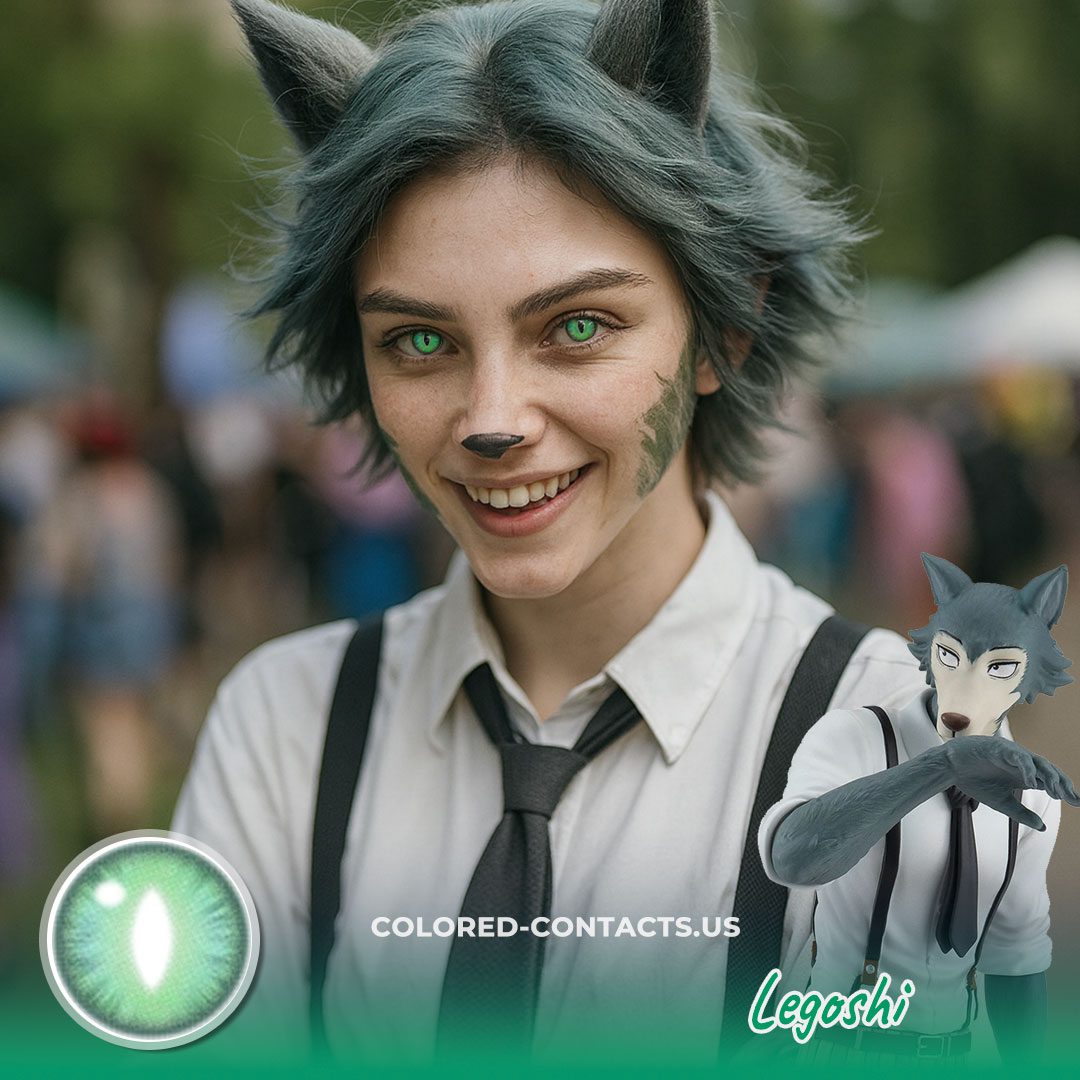 Legoshi Cosplay Contact Lenses | 4-Piece Set - image 1
