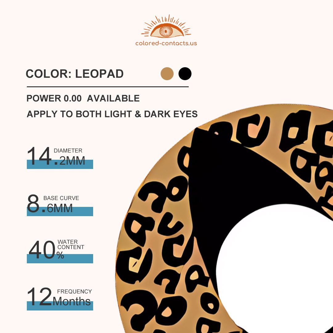Leopad Cat Eye Contacts - thumbnail 3
