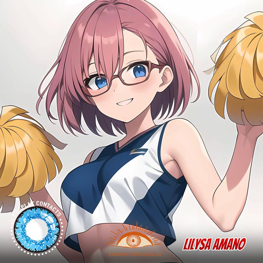 Lilysa Amano Cosplay Blue Contact Lenses - image 1