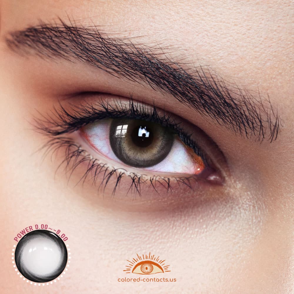 Little Black Circle Colored Contacts - image 1