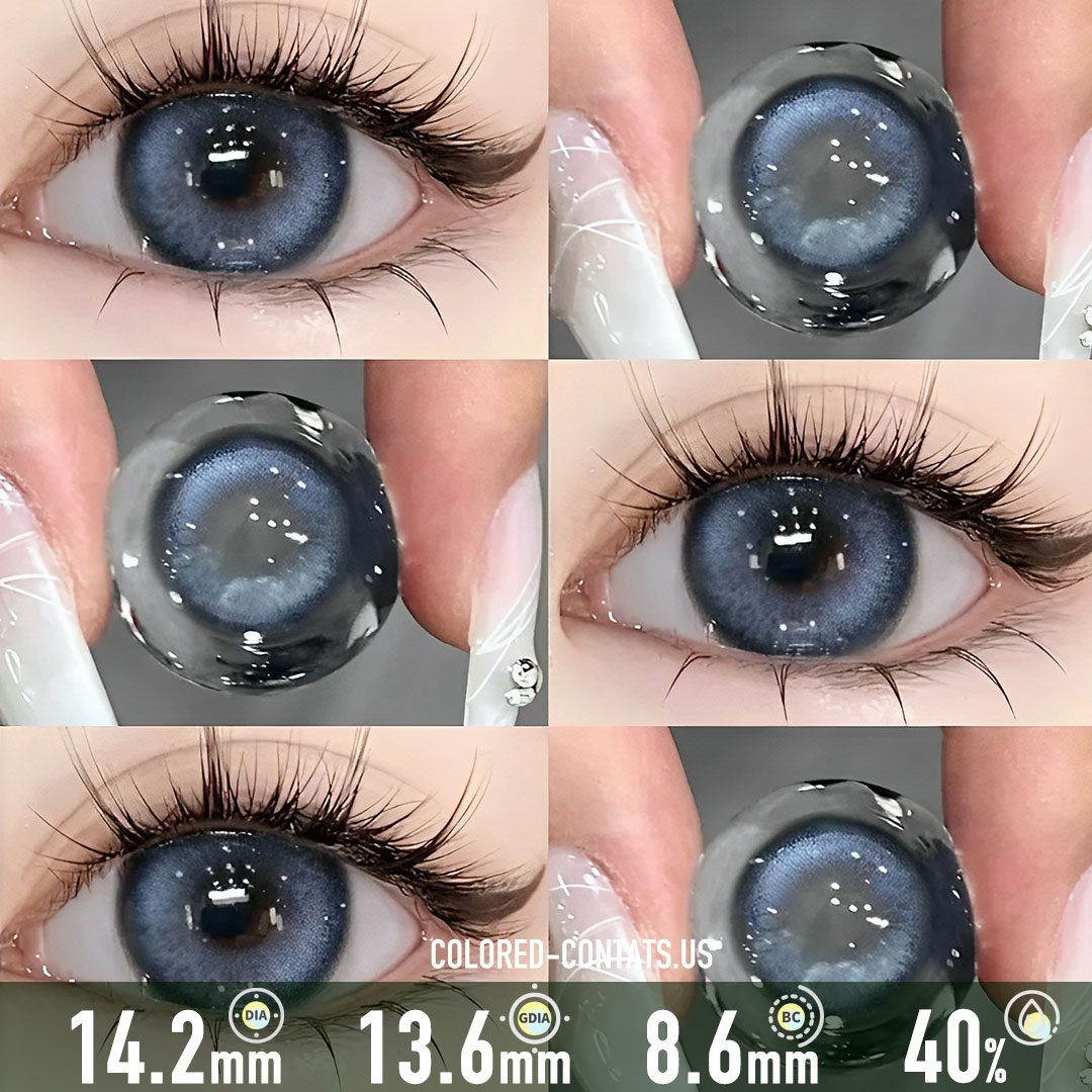 Lollipop Crystal Blue Contact Lenses - image 1