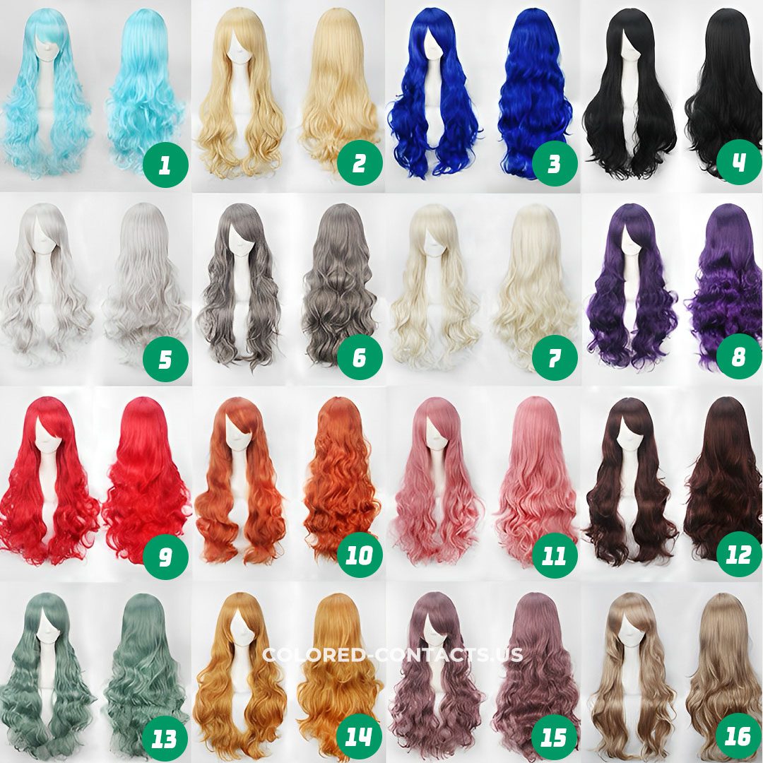 Long Wavy Cosplay Wig Collection - Luxury 80cm Length - image 1