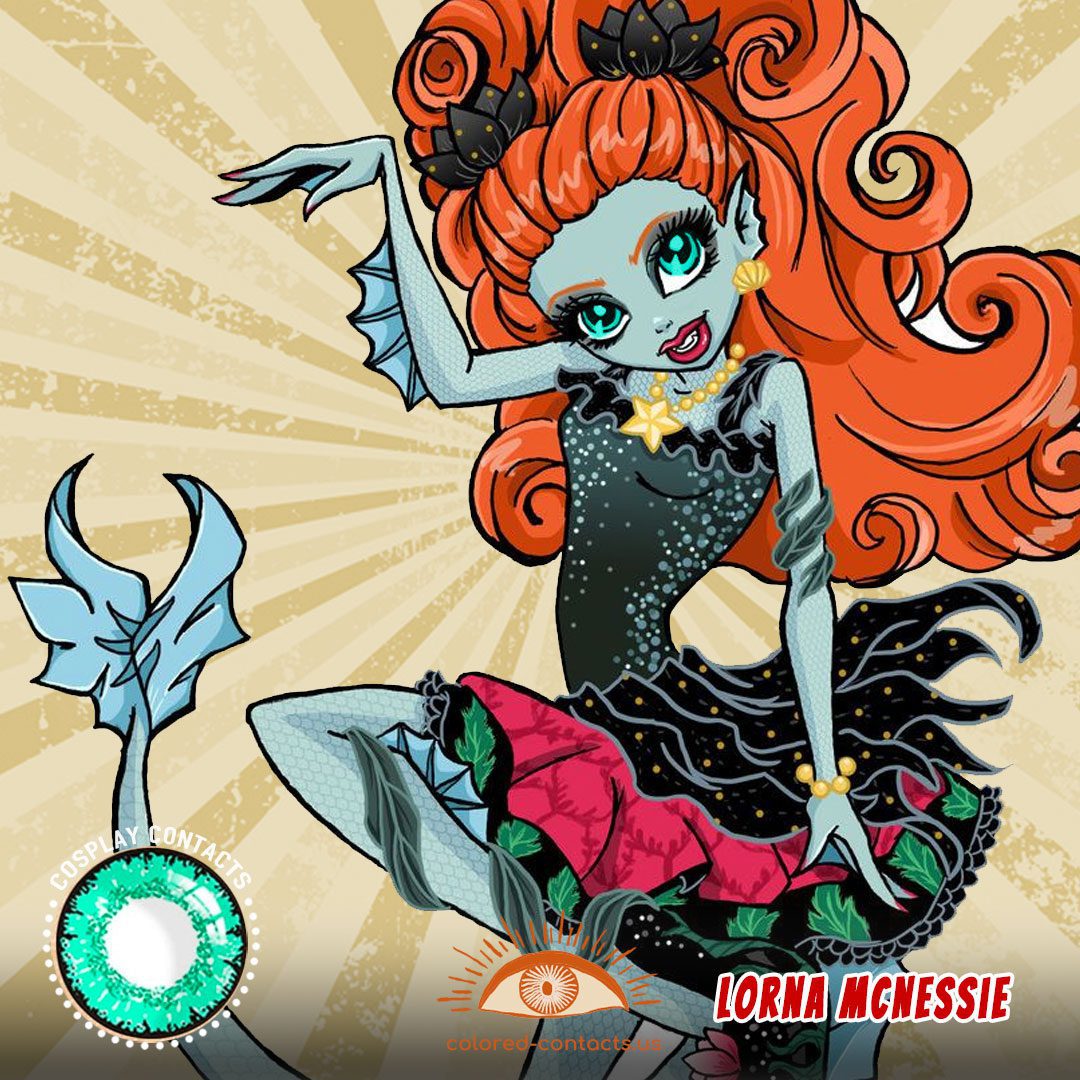 Monster High : Lorna McNessie Cosplay Contact Lenses - image 1