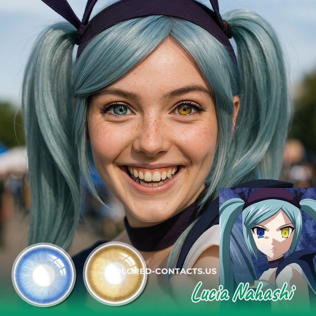 Lucia Nahashi Cosplay Heterochromia Contact Lenses - image 1