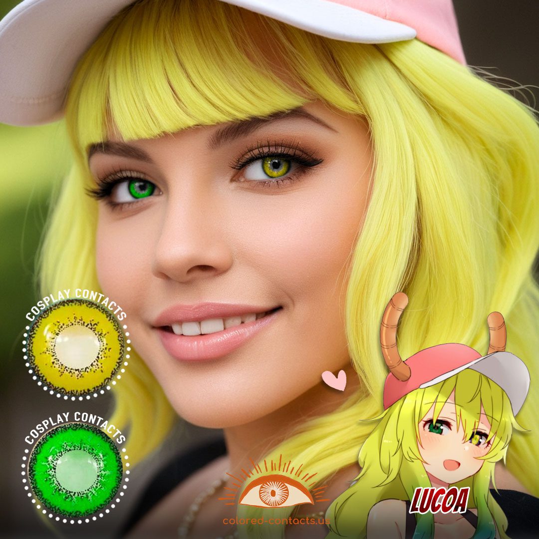 Lucoa Cosplay Heterochromia Contact Lenses - image 1
