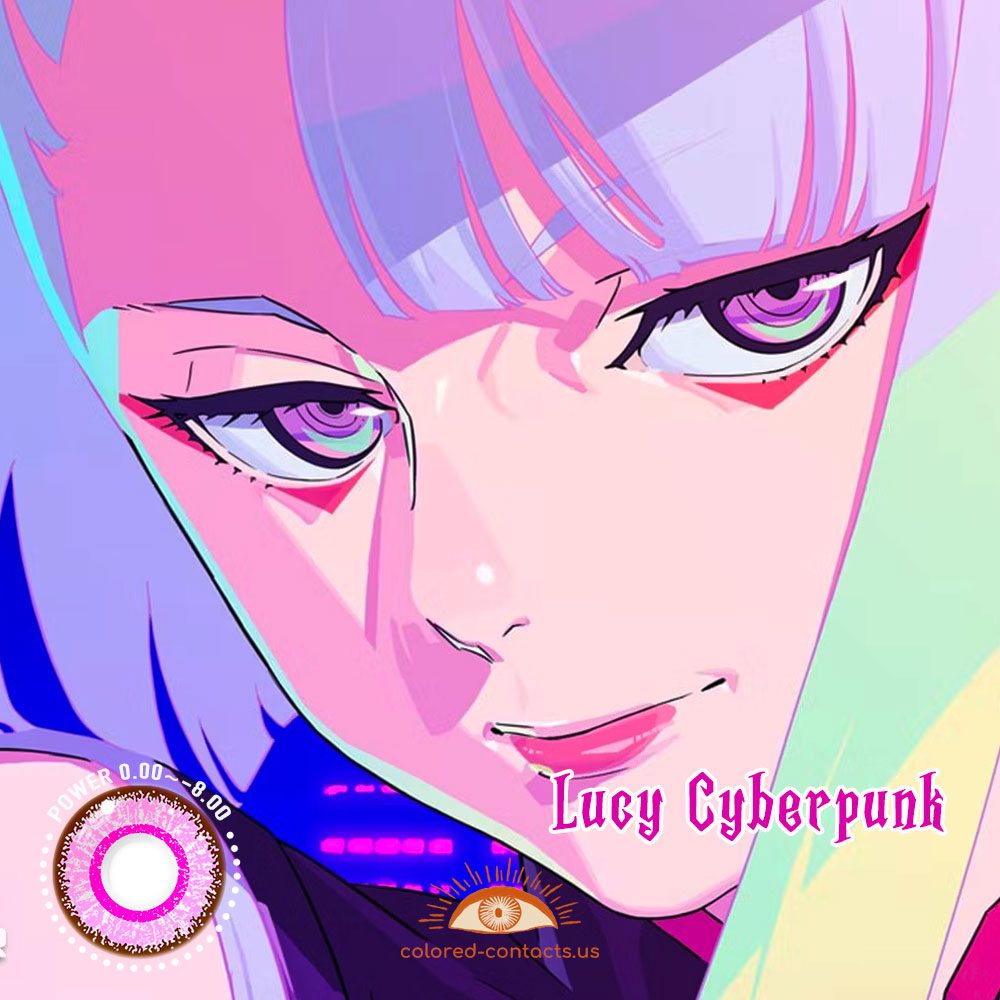 Lucy Cyberpunk Cosplay Contact Lenses - image 1