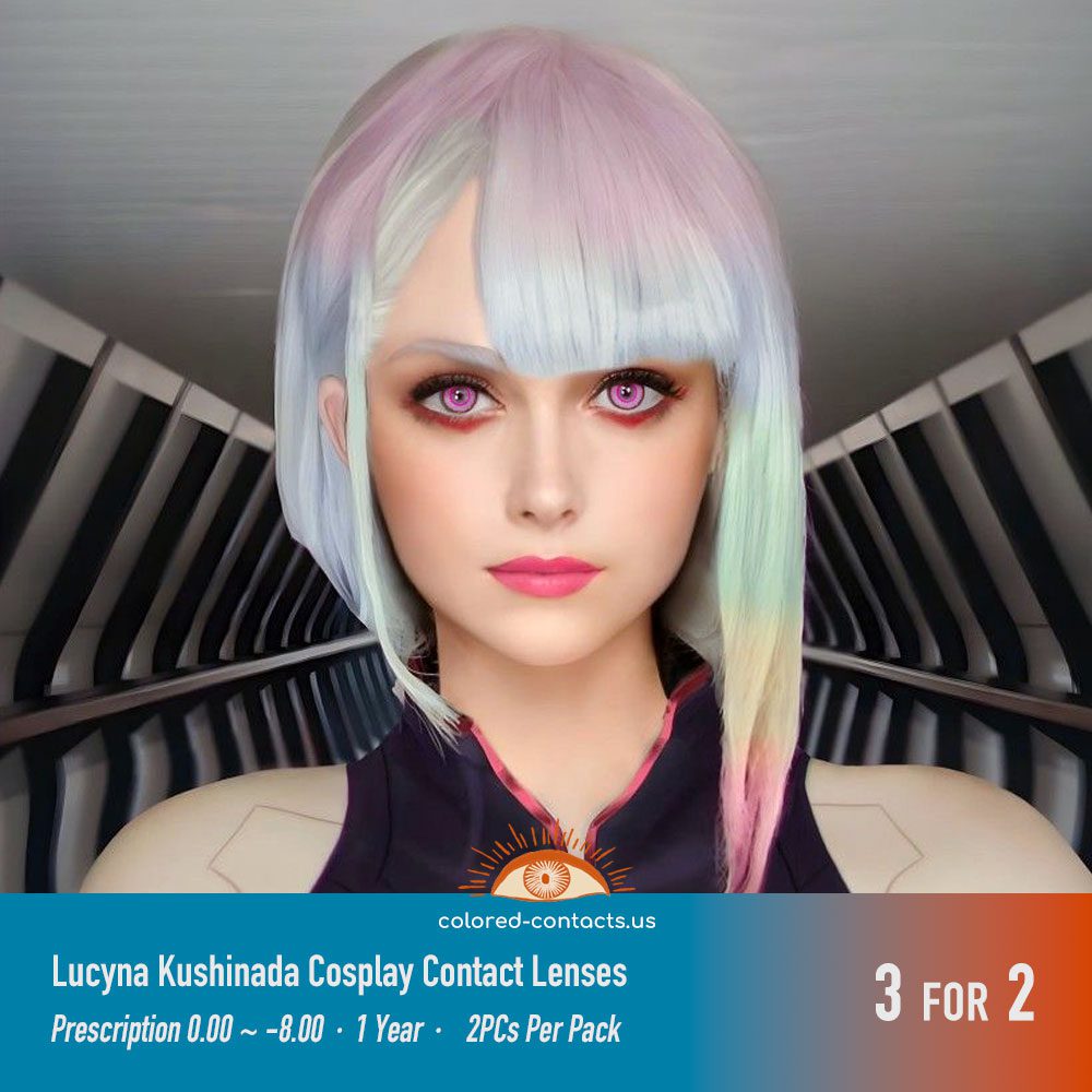 Lucyna Kushinada Cosplay Contact Lenses - thumbnail 2