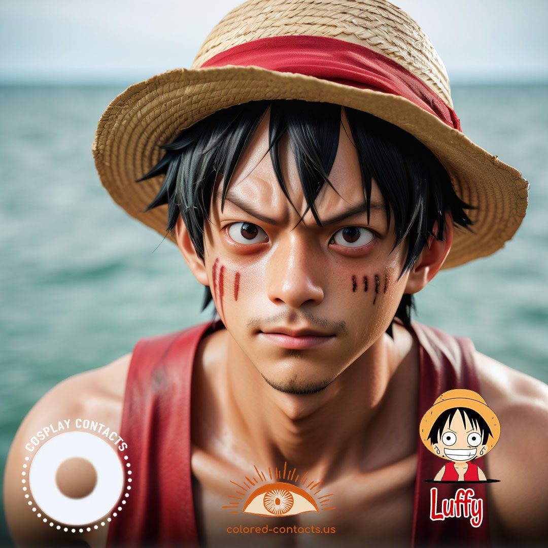 Luffy Cosplay Contact Lenses - image 1