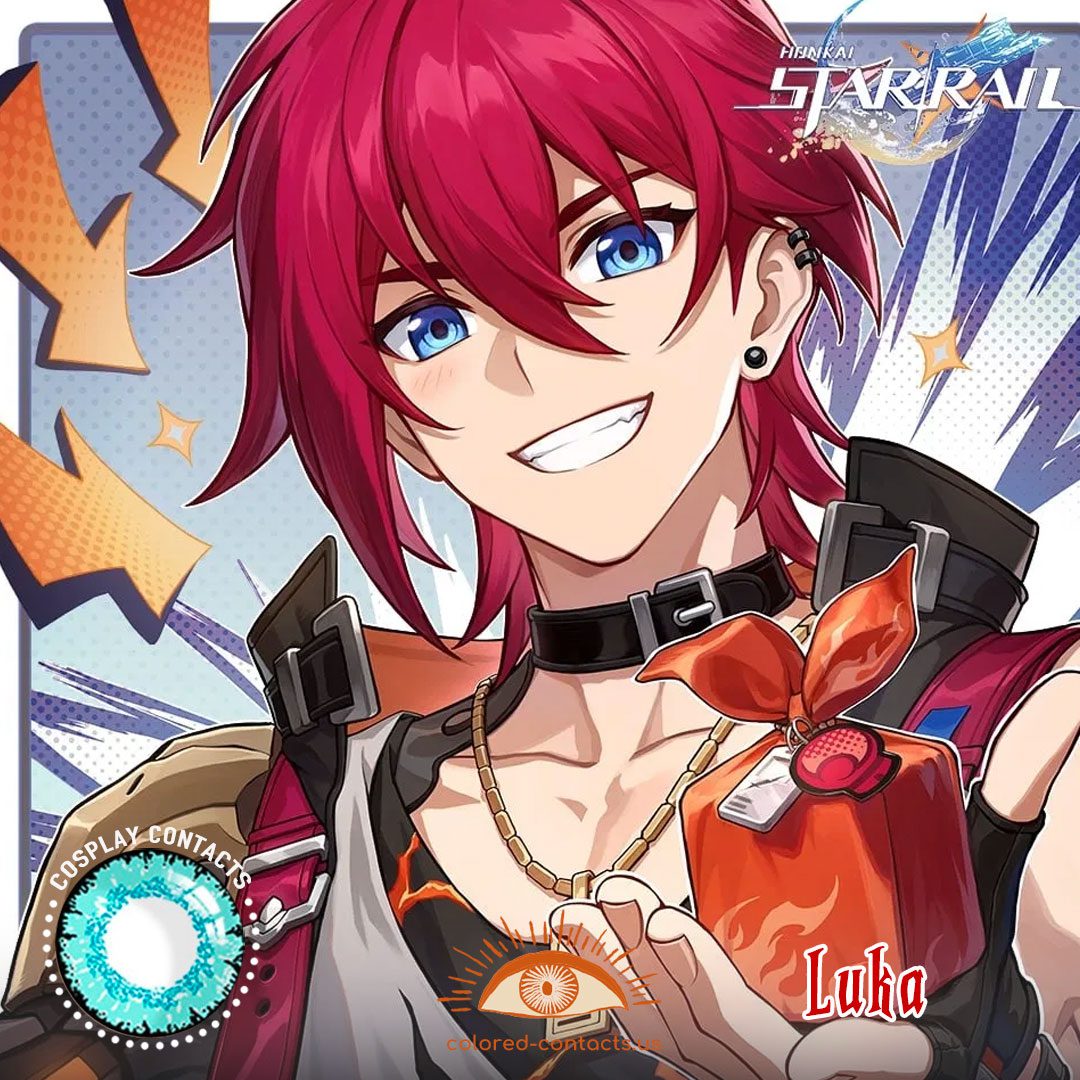HONKAI : Luka Cosplay Contact Lenses - image 1