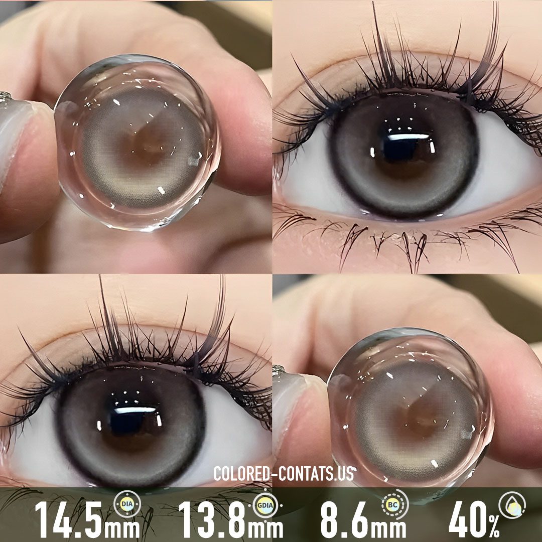Luminous Cream Brown Contact Lenses - image 1