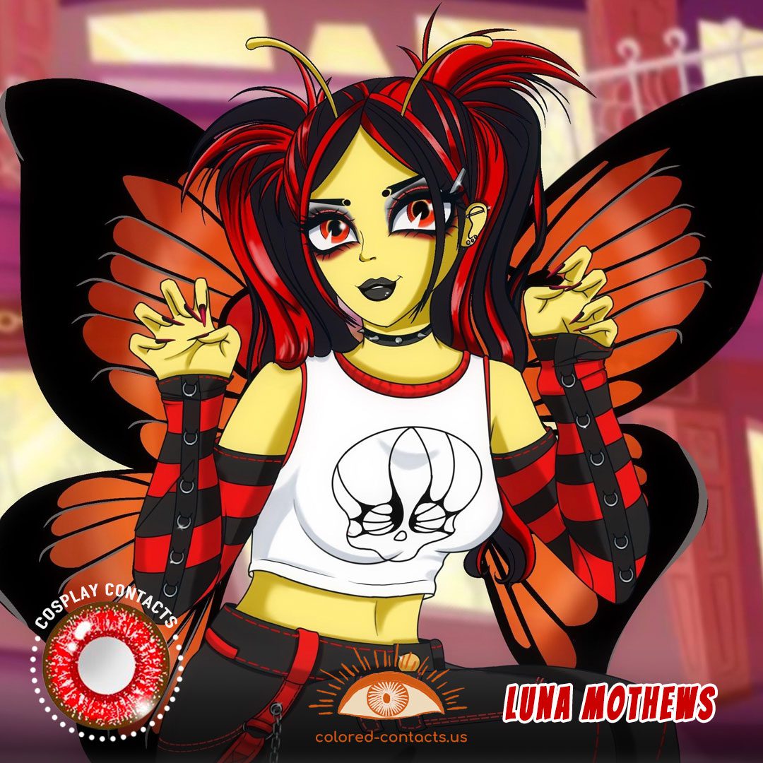 Monster High : Luna Mothews Cosplay Contact Lenses - image 1