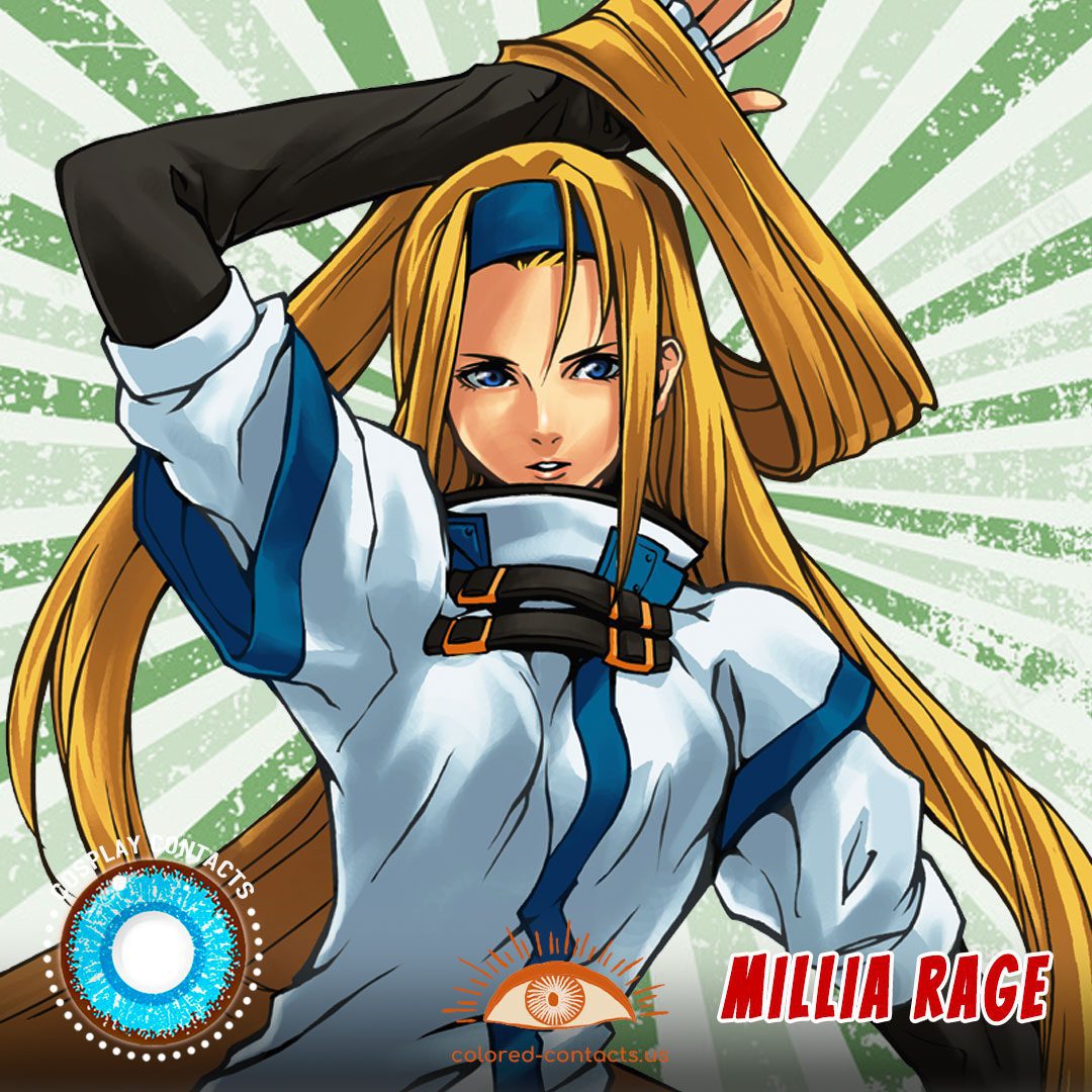 Guilty Gear : MILLIA RAGE Cosplay Contact Lenses - image 1