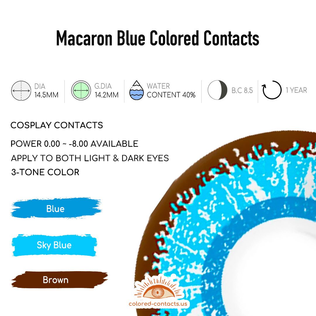 JoJo's Bizarre Adventure: Johnny Joestar Cosplay Contact Lenses - thumbnail 3