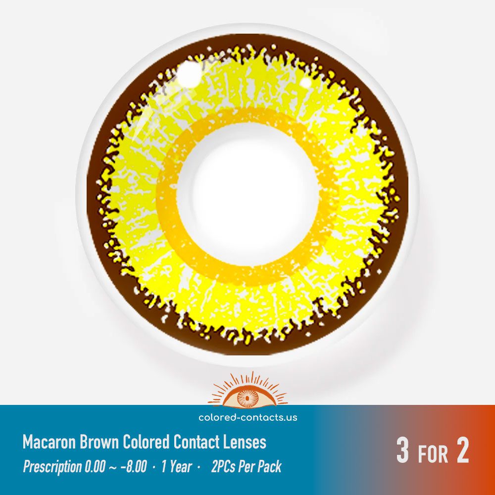 Kneesocks Daemon Cosplay Contact Lenses - Yellow Contacts - thumbnail 5