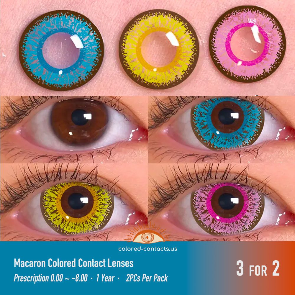 Re:Zero - Rem Cosplay Heterochromia Contact Lenses - thumbnail 4