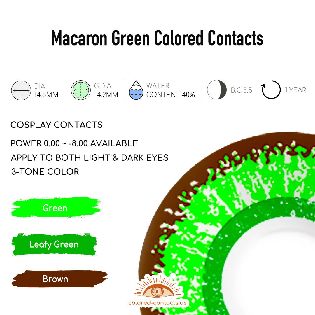 Anya Forger Cosplay Contact Lenses - Green - thumbnail 5